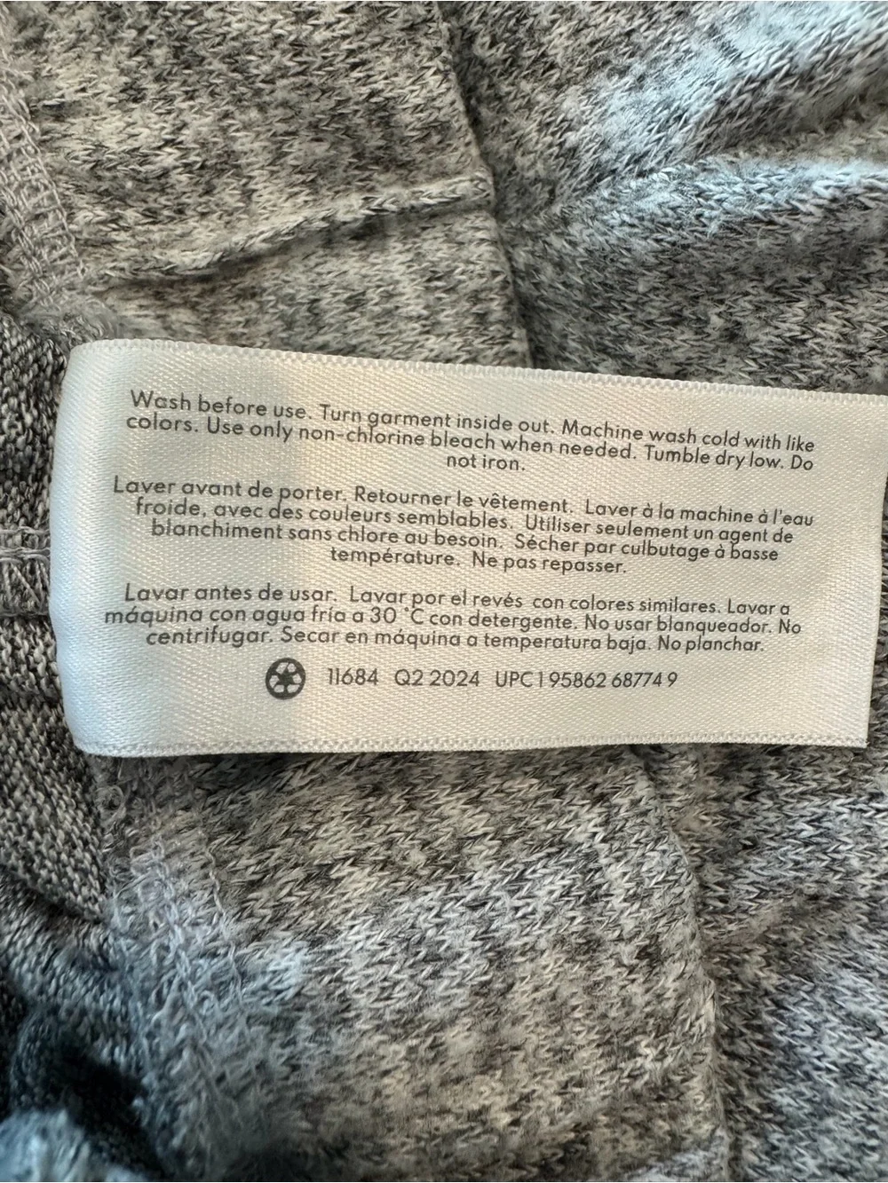 Oshkosh Bgosh Heathered Gray Kids Cozy Jogger Pants 3T